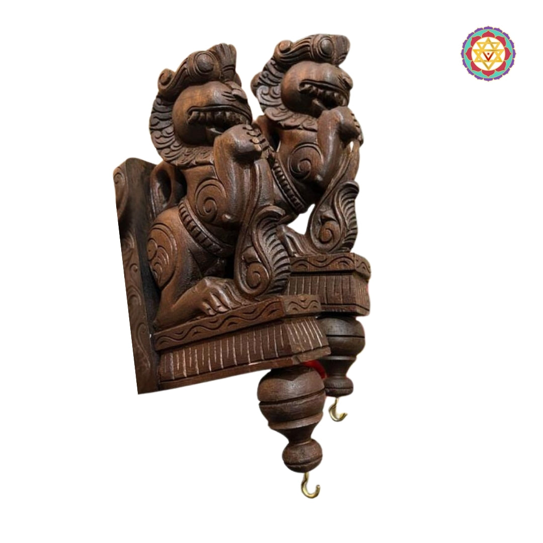 𝑯𝒂𝒏𝒅𝒄𝒂𝒓𝒗𝒆𝒅 𝒀𝒂li/Yaazi 𝑩𝒓𝒂𝒄𝒌𝒆ts / wall hanging/corbels (Single)