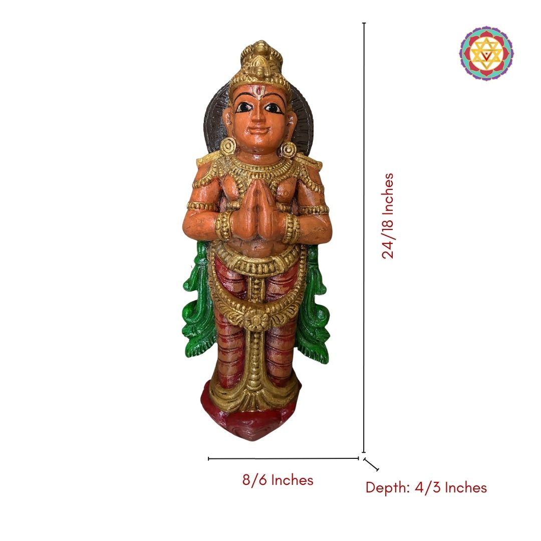 Intricately carved set of Ram & Sita wall hanging sculptures (Pair)