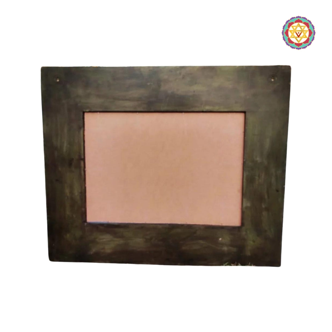 Wooden Buddha design mirror frame