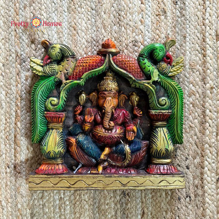 Woodcarved Ganehsa frame -1 piece