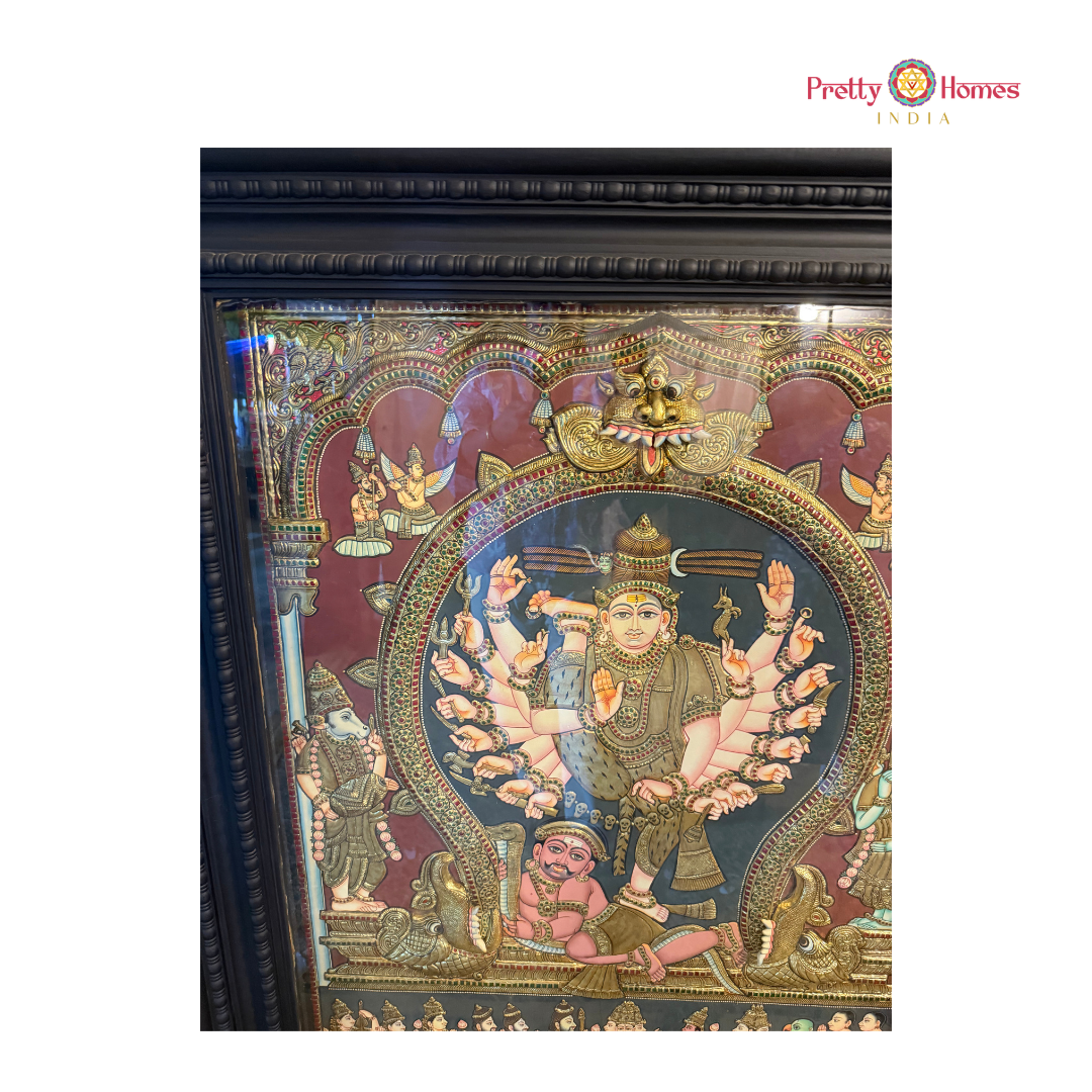 Lord Shiva Nataraja – Tanjore Painting