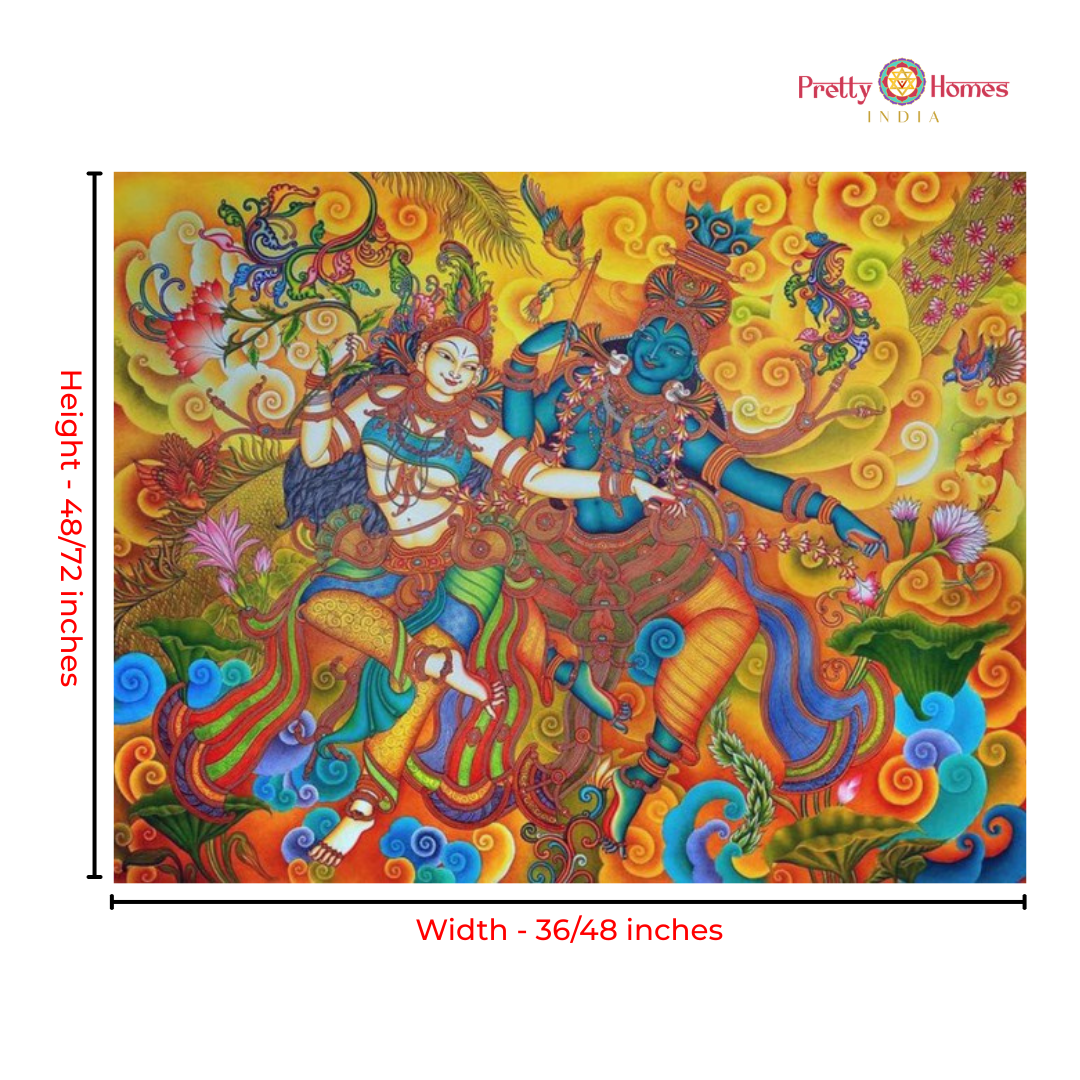 Krishna & Radha on the Swing