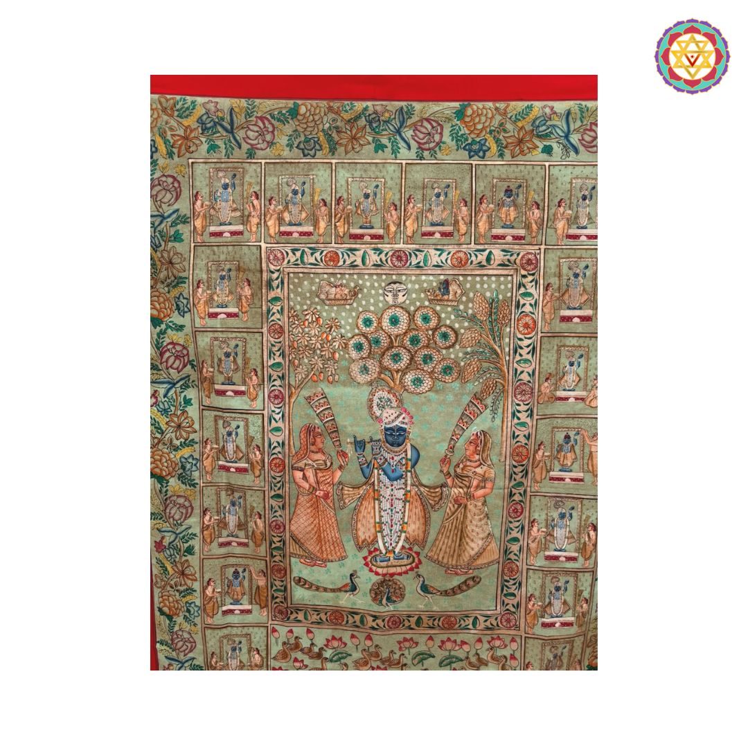 Heritage Style Handpainted Pichwai – Shrinathji All Festivals