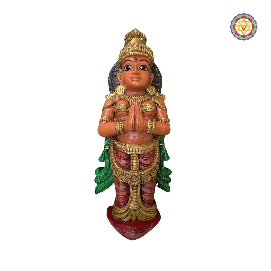 Pair of Ram and Sita wall hangings carved in antique multicolour wood