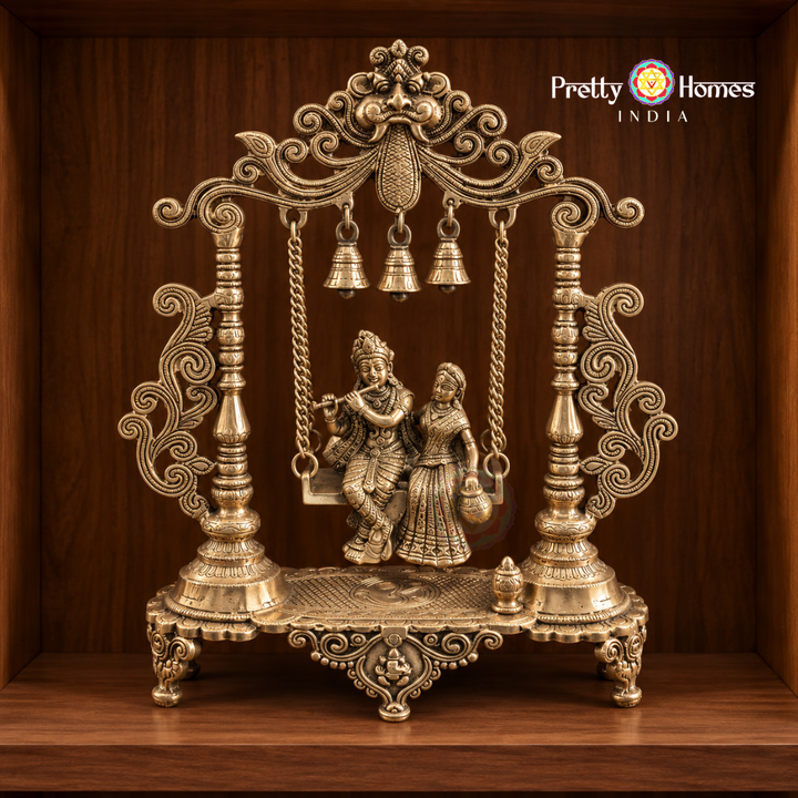 Brass Radha Krishna Jhula
