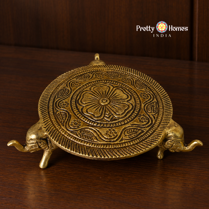Handcrafted Elephant Design Chowki