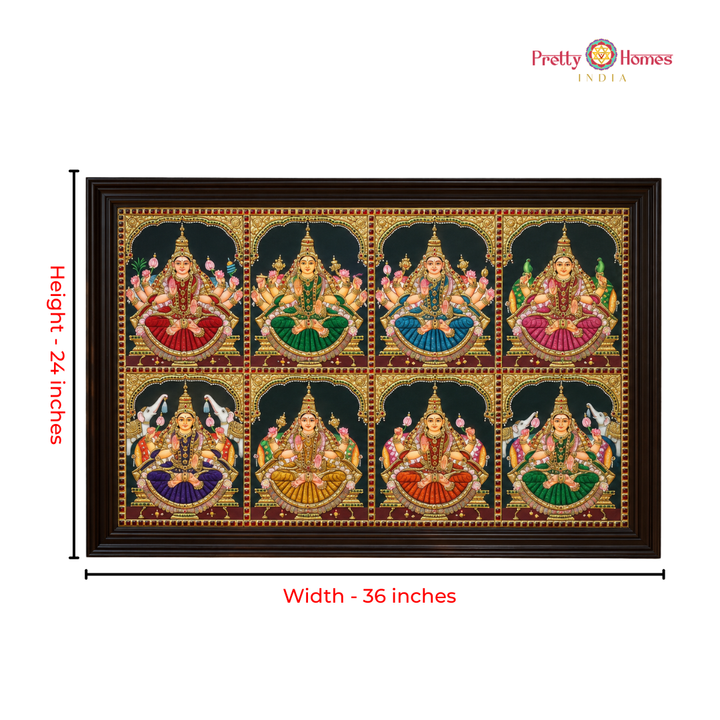 Ashta Lakshmi Tanjore – Chettinad Style