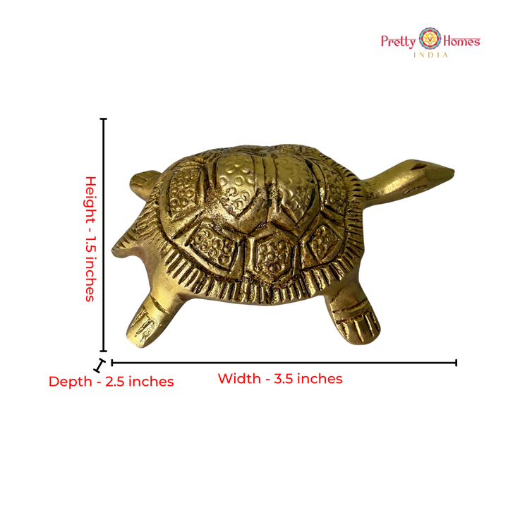 Brass Tabletop Tortoise
