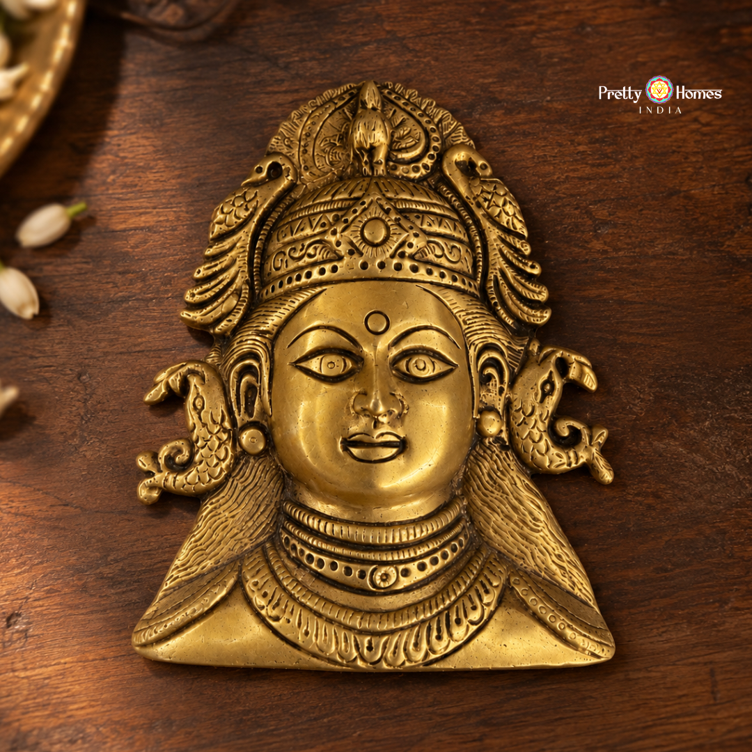 Superfine Brass Goddess Lakshmi Wall Hanging