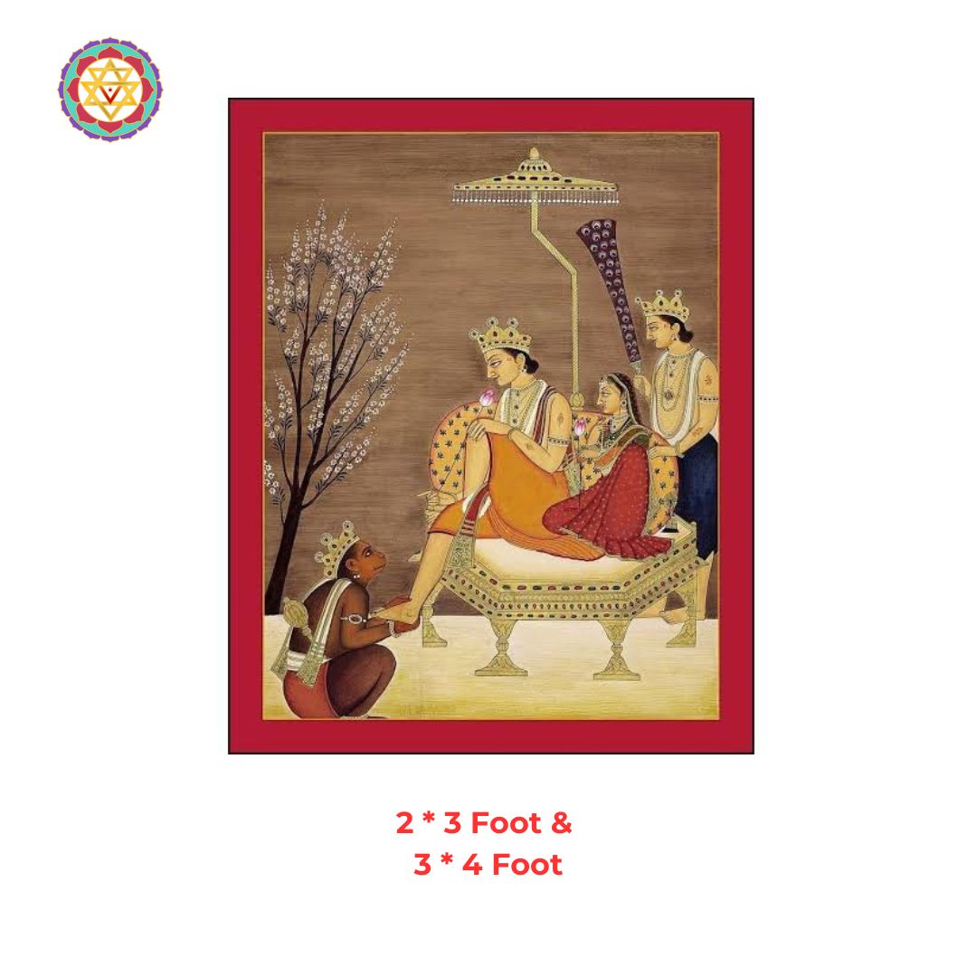 woodcarved lakshmi frame with colourful annam swan brackets for wall decor