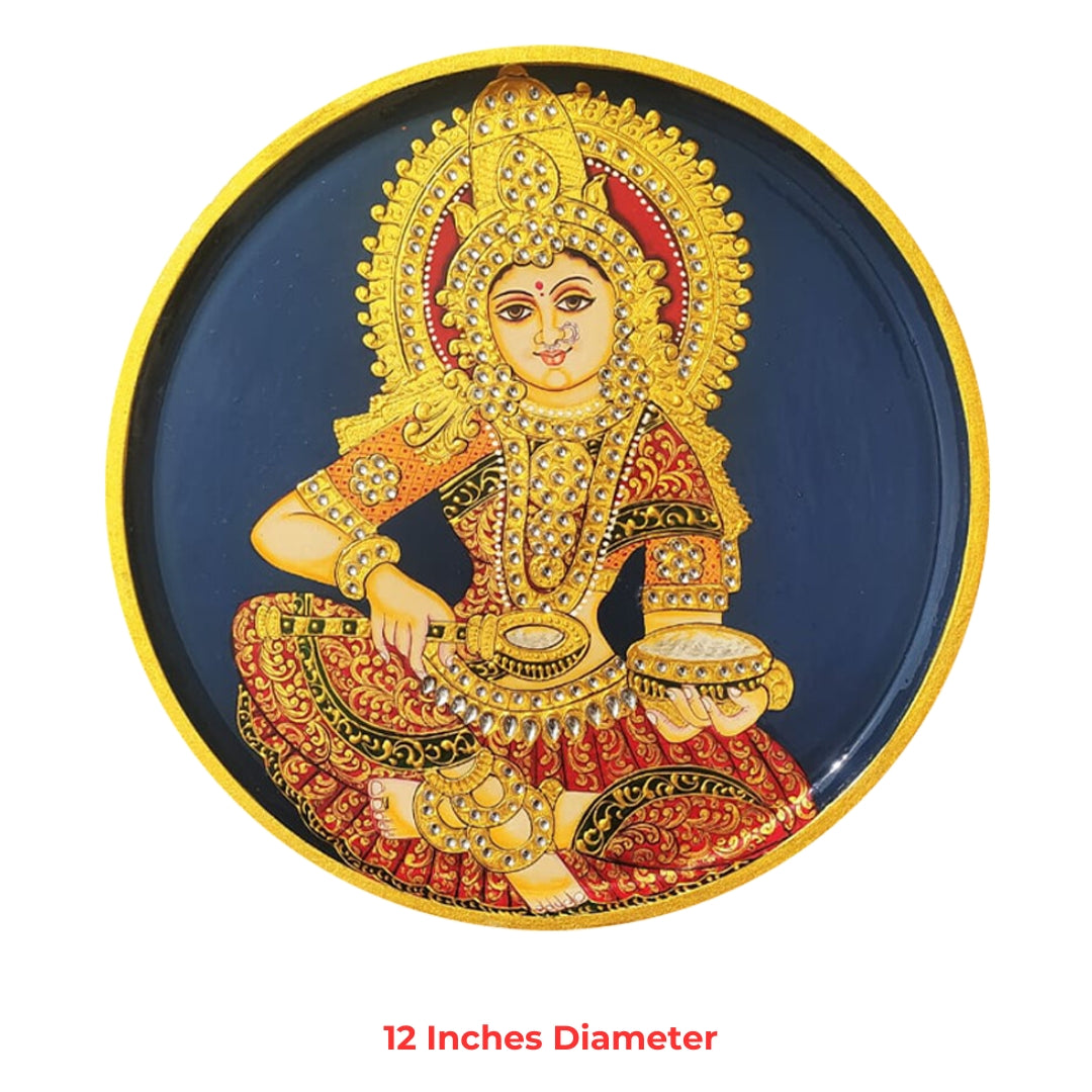 Annaporna Devi Wall Plate - 12 Inches