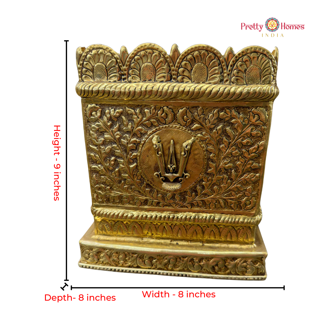 Tulsi Vrinda Planter with Shankh, Chakra & Namah Symbols