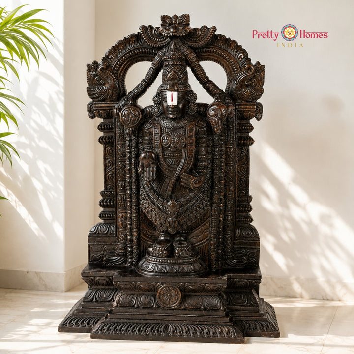 Woodcarved Balaji Statue