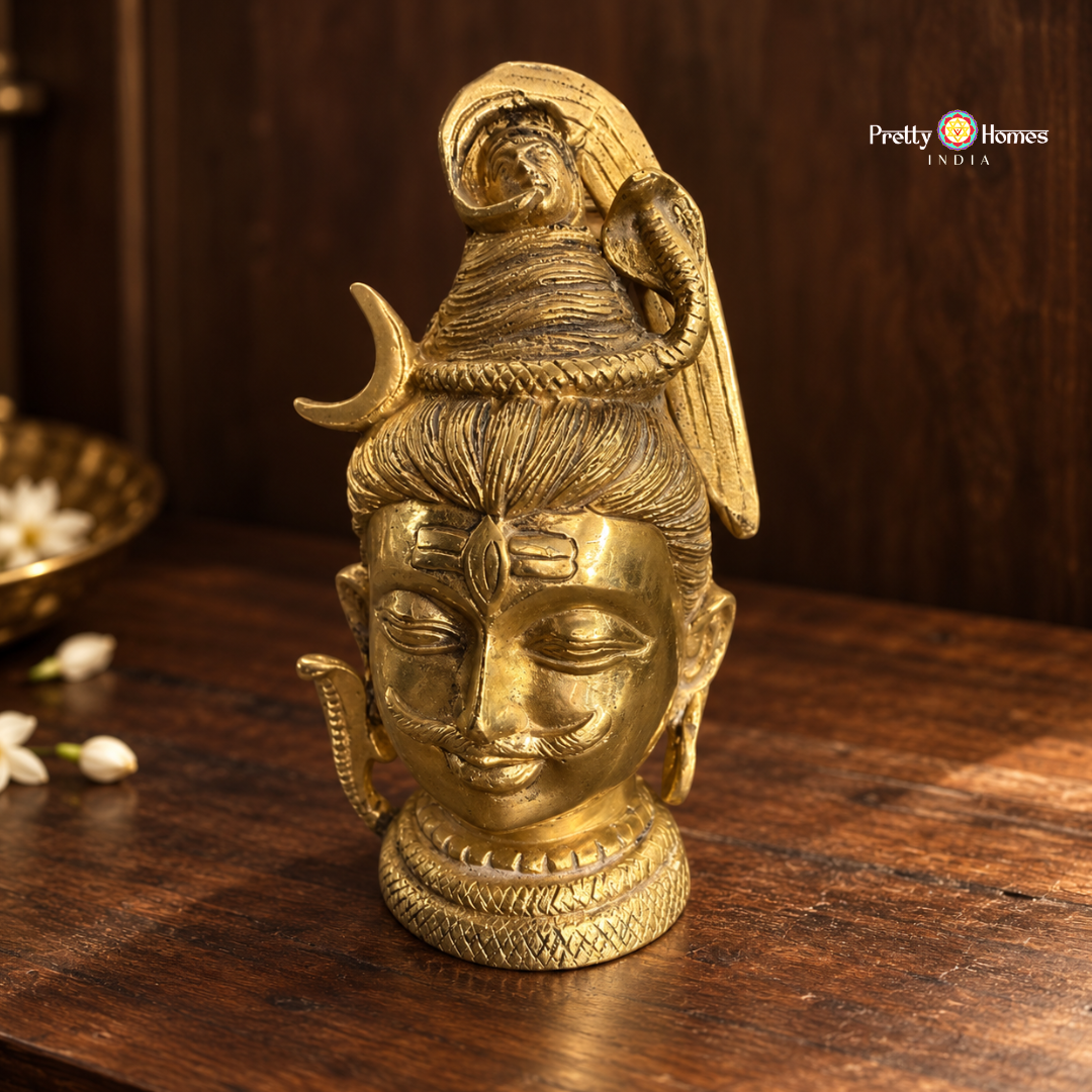 Tabletop Lord Shiva Brass Statue