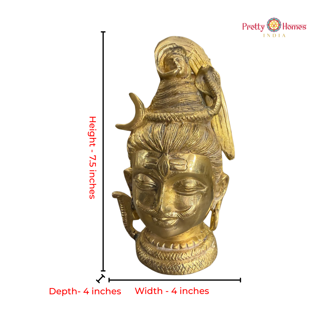 Tabletop Lord Shiva Brass Statue