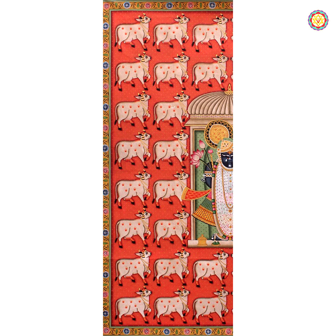 Pichwai - Shrinathji With Cows