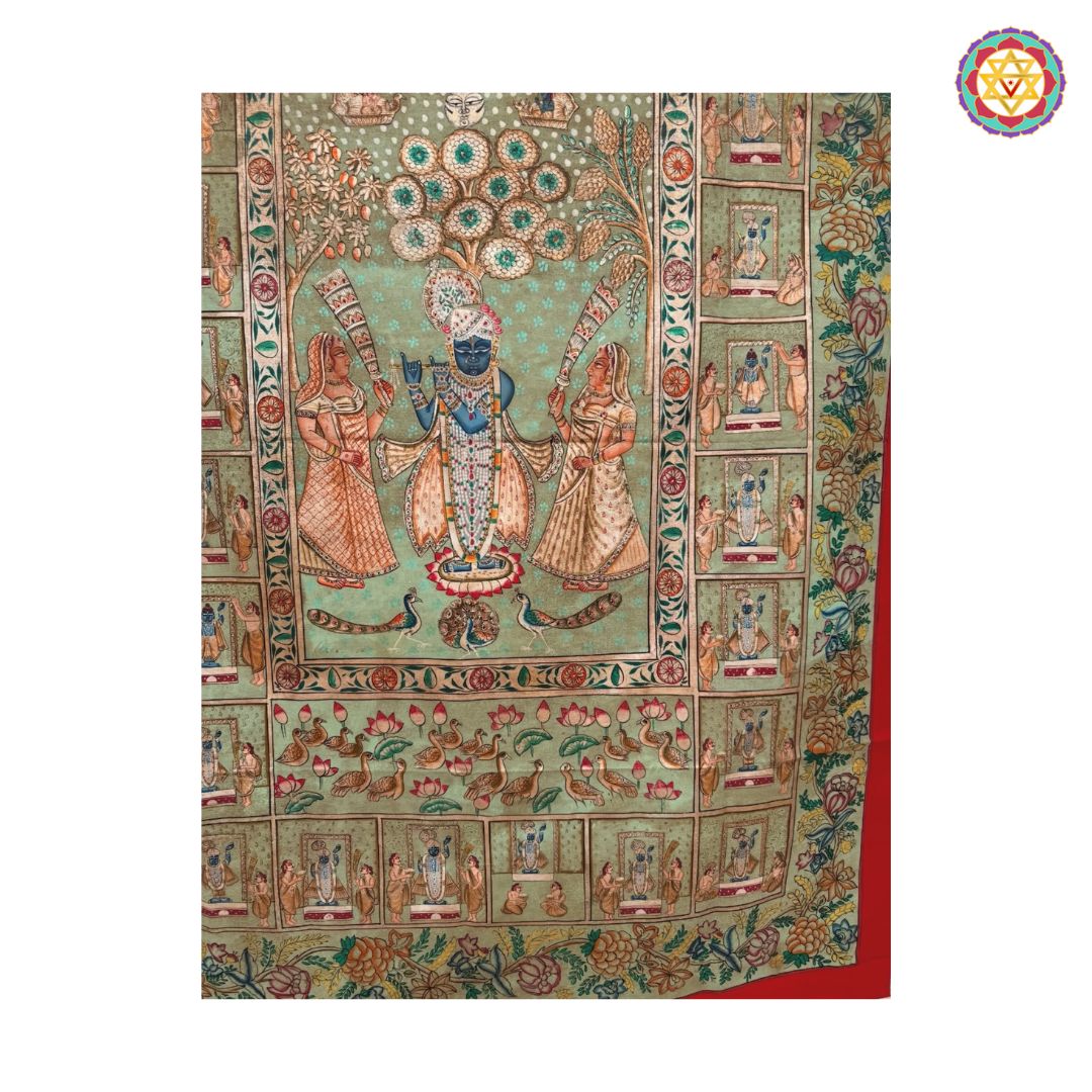 Heritage Style Handpainted Pichwai – Shrinathji All Festivals