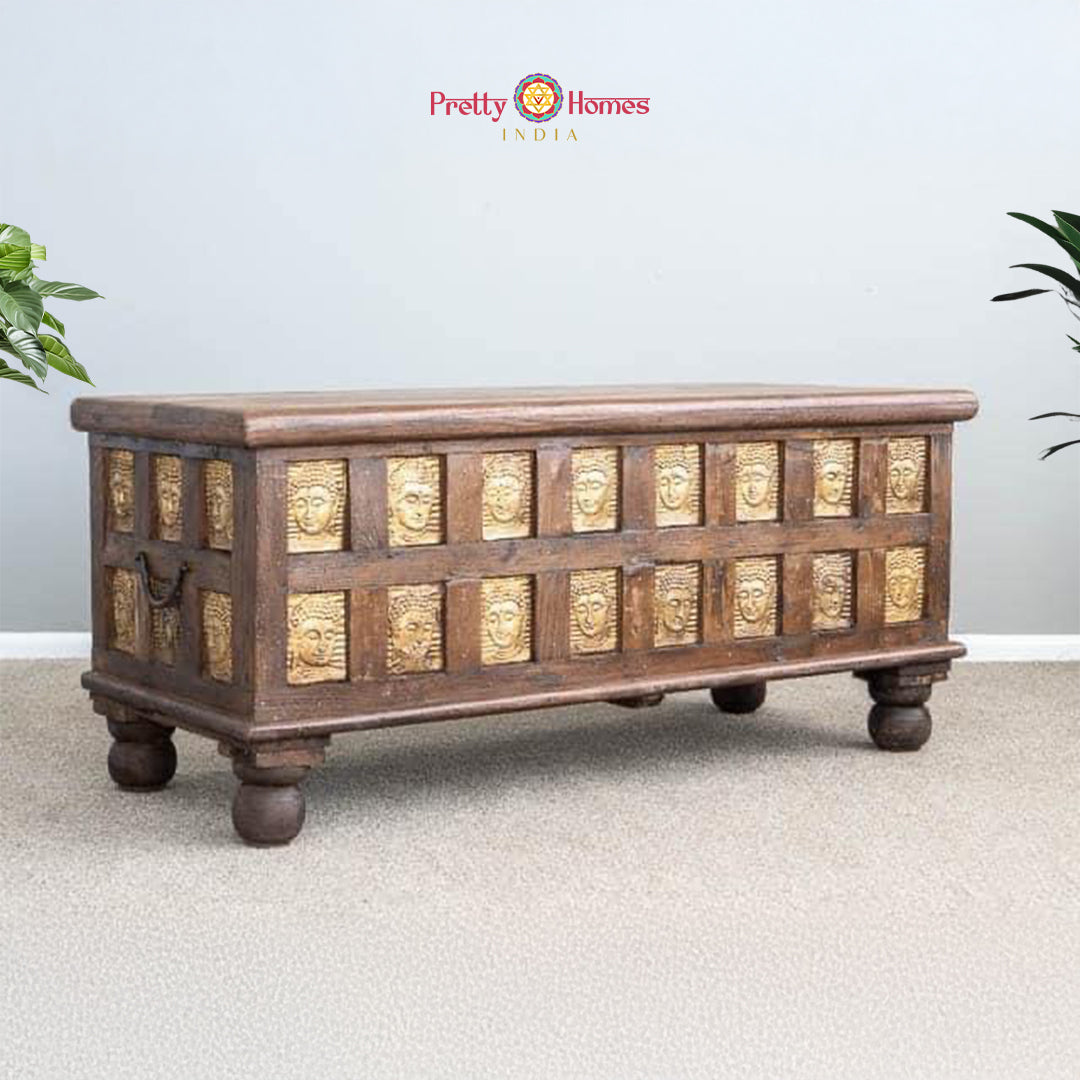 Buddha blanket box /trunk table /storage trunk / coffee table