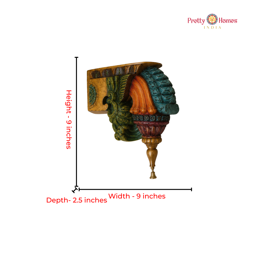 Multicolour Bodhil Wooden Brackets (Single)