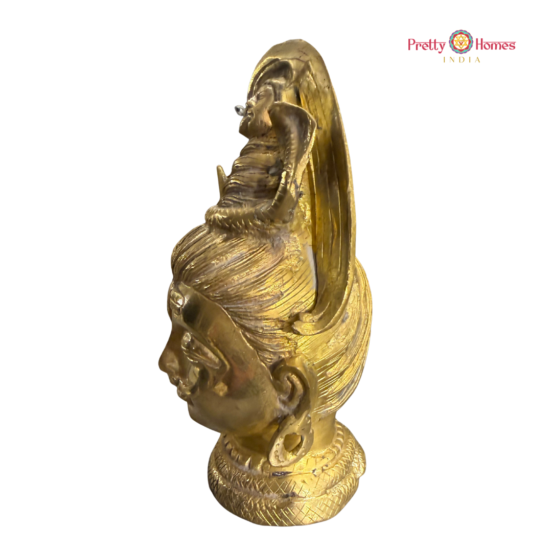 Tabletop Lord Shiva Brass Statue