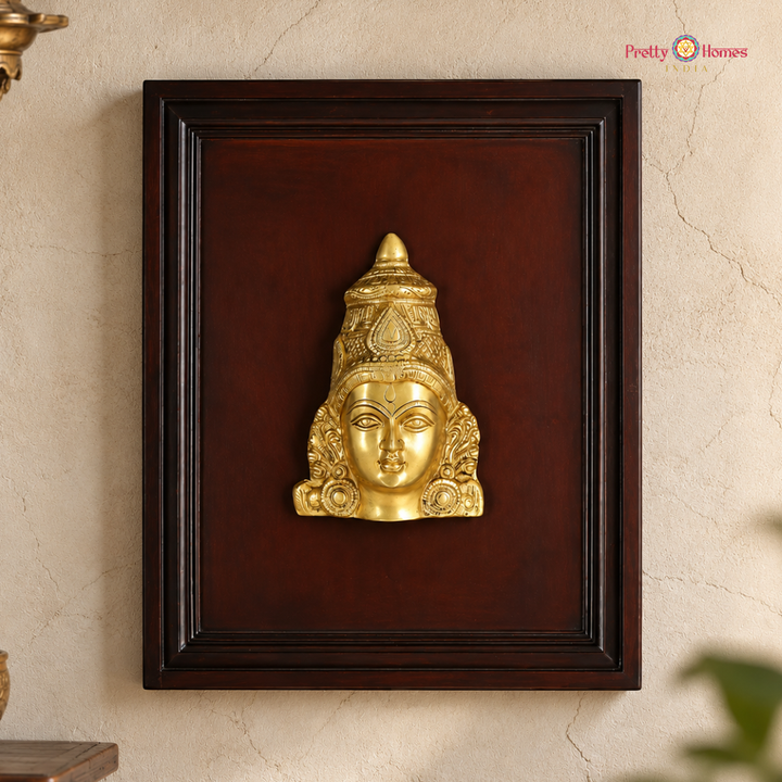 Goddess Lakshmi Brass Frame