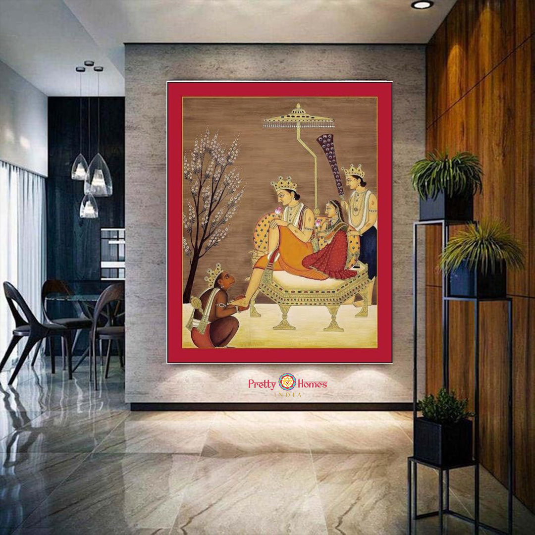 decorative wooden wall bracket with annam bird carving and antique look