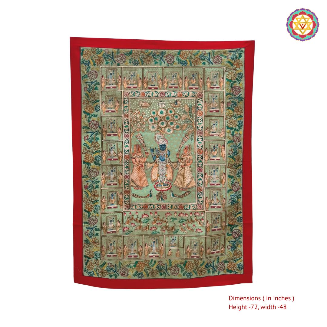 Heritage Style Handpainted Pichwai – Shrinathji All Festivals