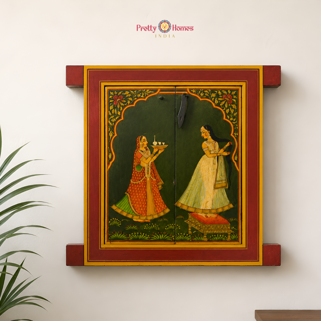 Hand-Painted Decorative Window