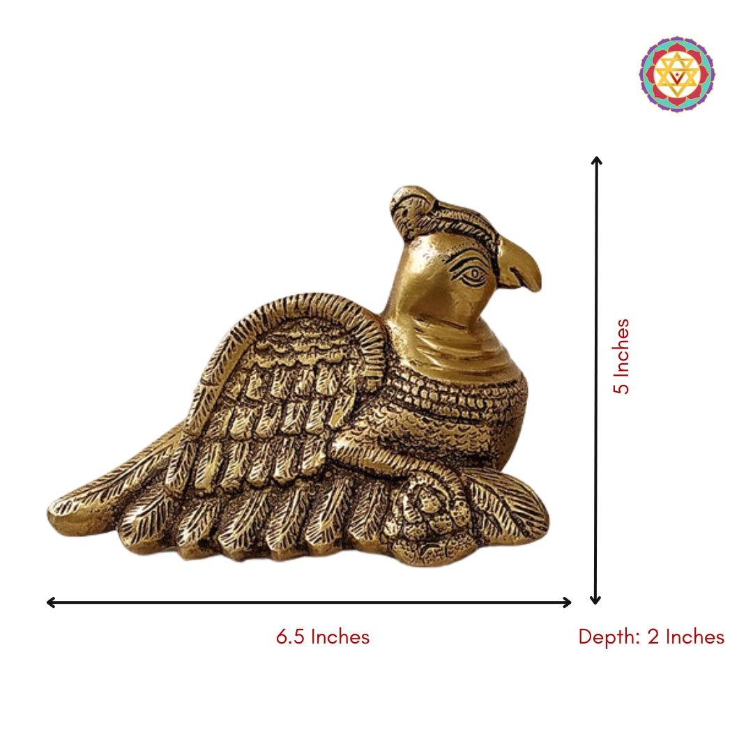 Brass parrot wall art pair symbolizing harmony and prosperity