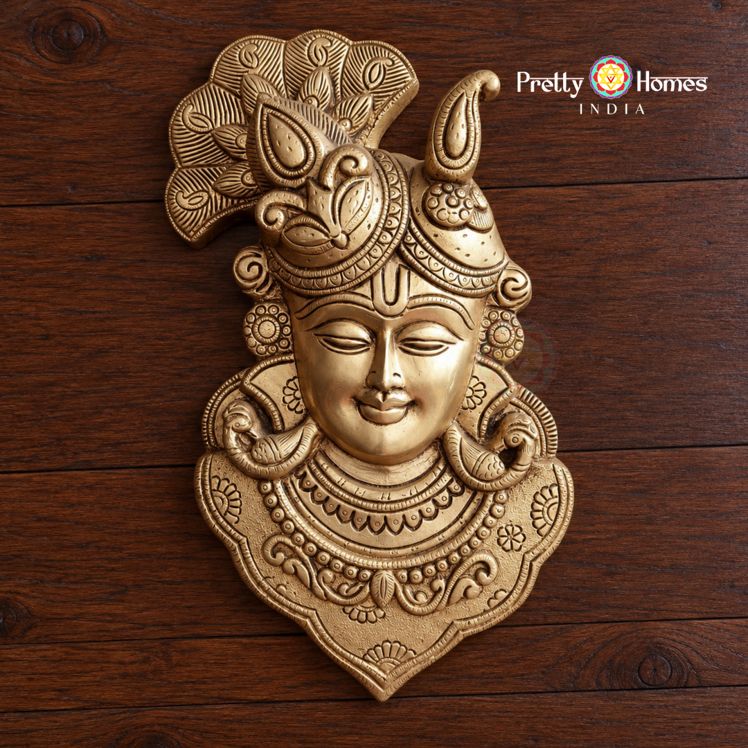 Brass Shrinathji Wall Hanging