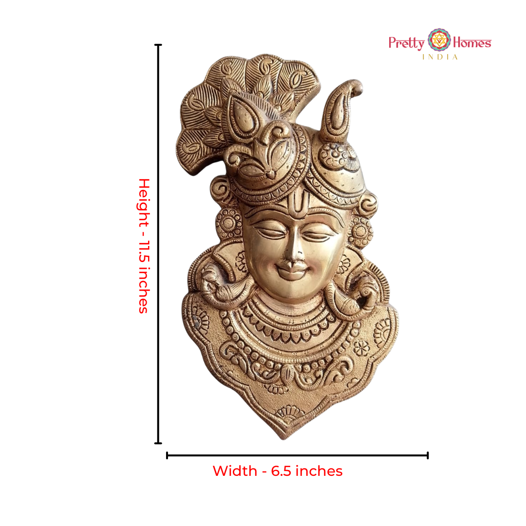 Brass Shrinathji Wall Hanging