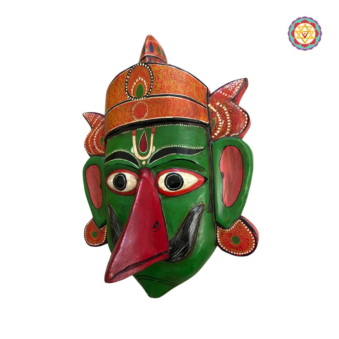 Buy spiritual Garuda wooden wall hanging mask online