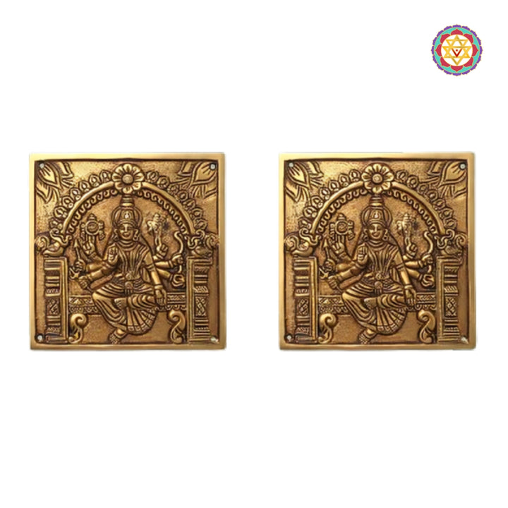 Ashtalakshmi brass wall decor for pooja room