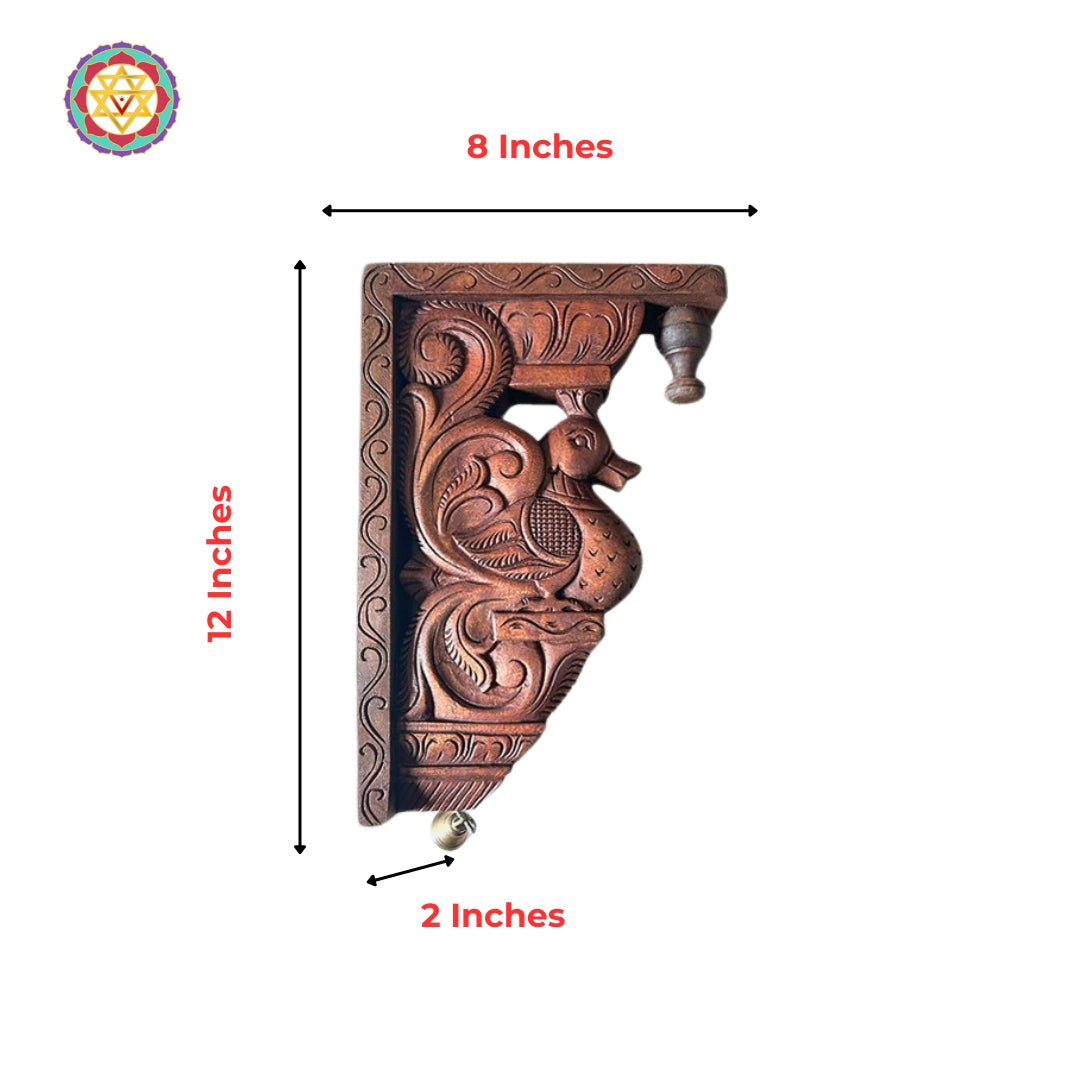 Woodcarved Annam / Swan wall hangings Brackets (Single)