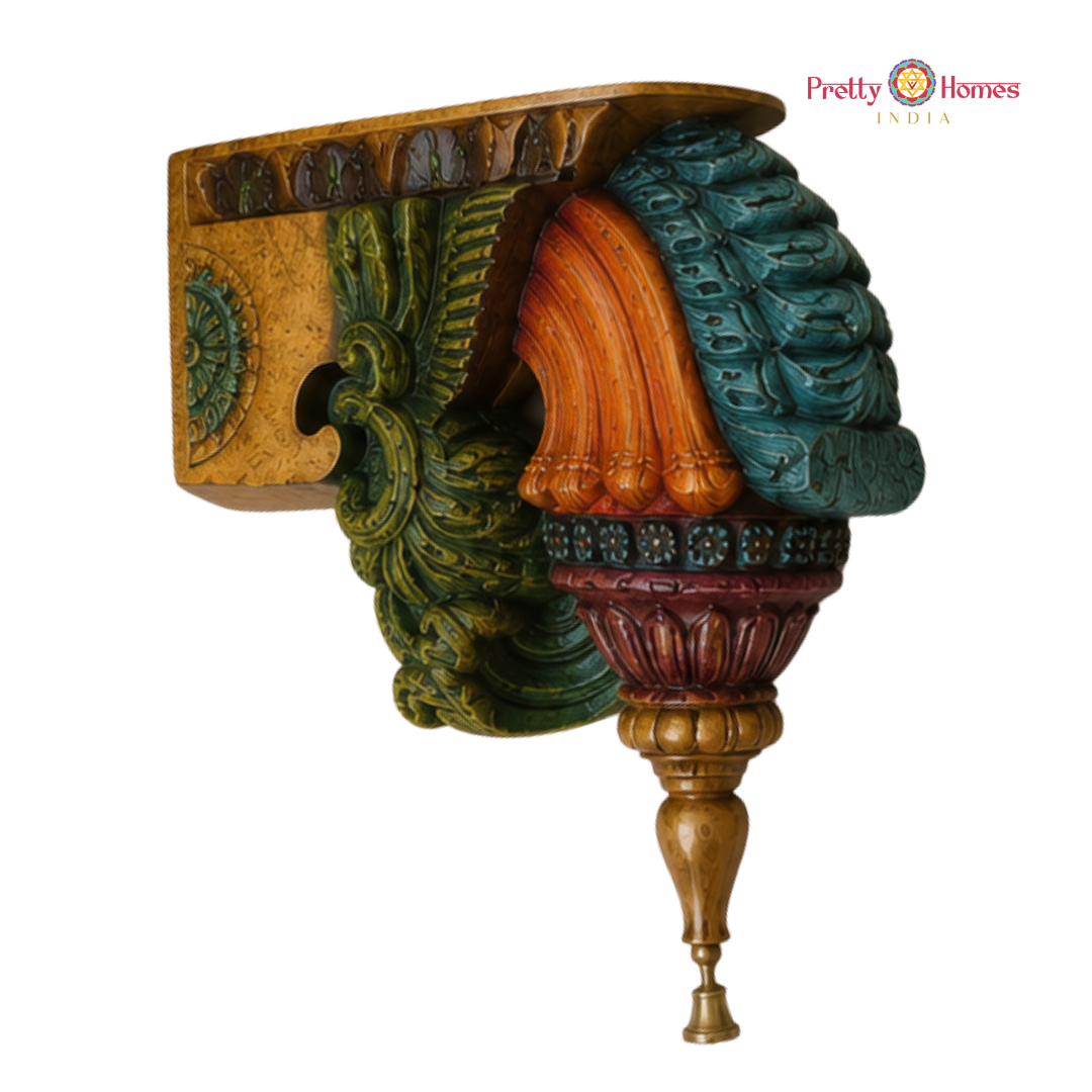 Multicolour Bodhil Wooden Brackets (Single)