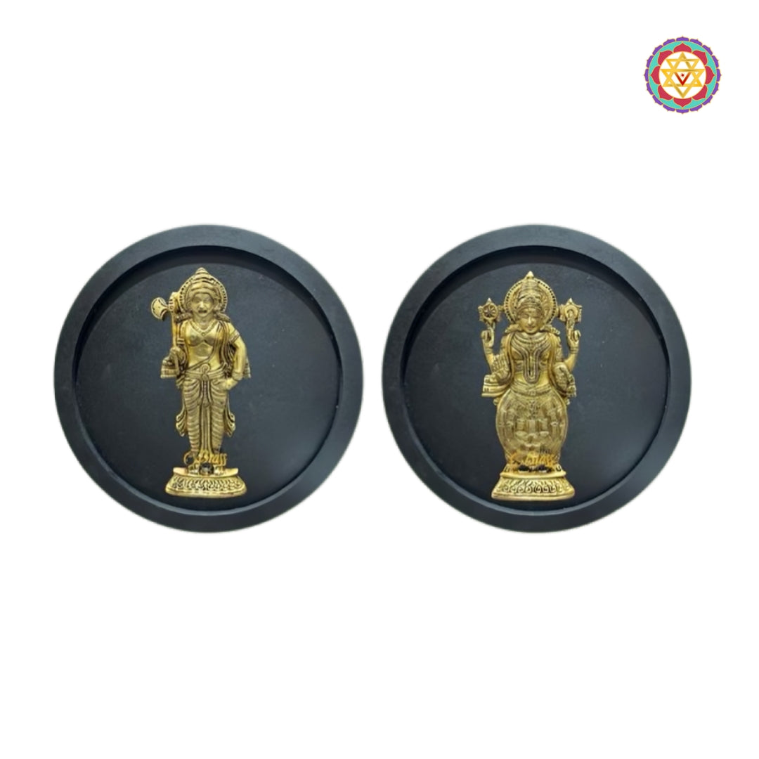 Traditional brass Dashavatar wall art