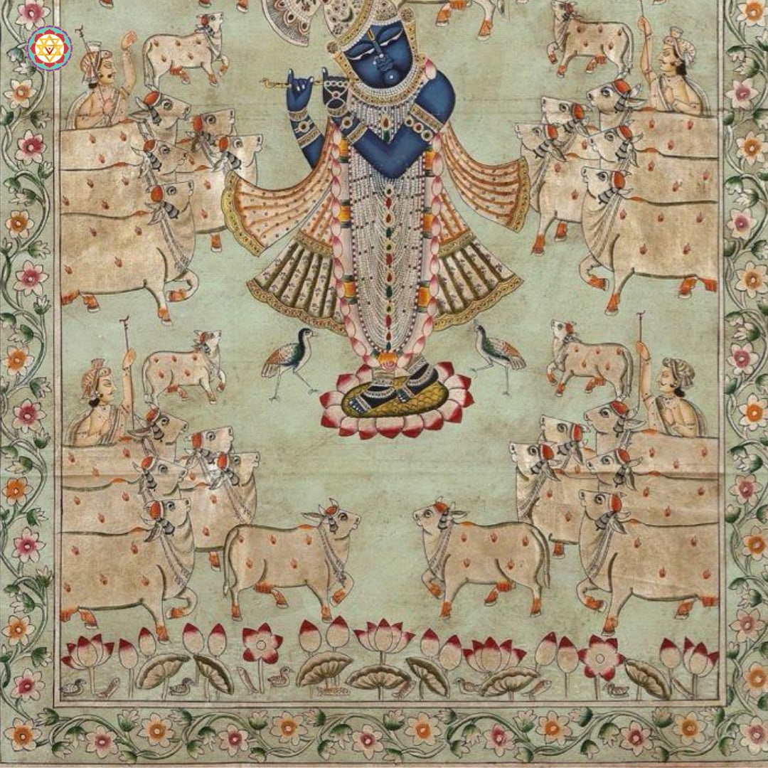Pichwai - Shrinathji Darshan (Vintage style)