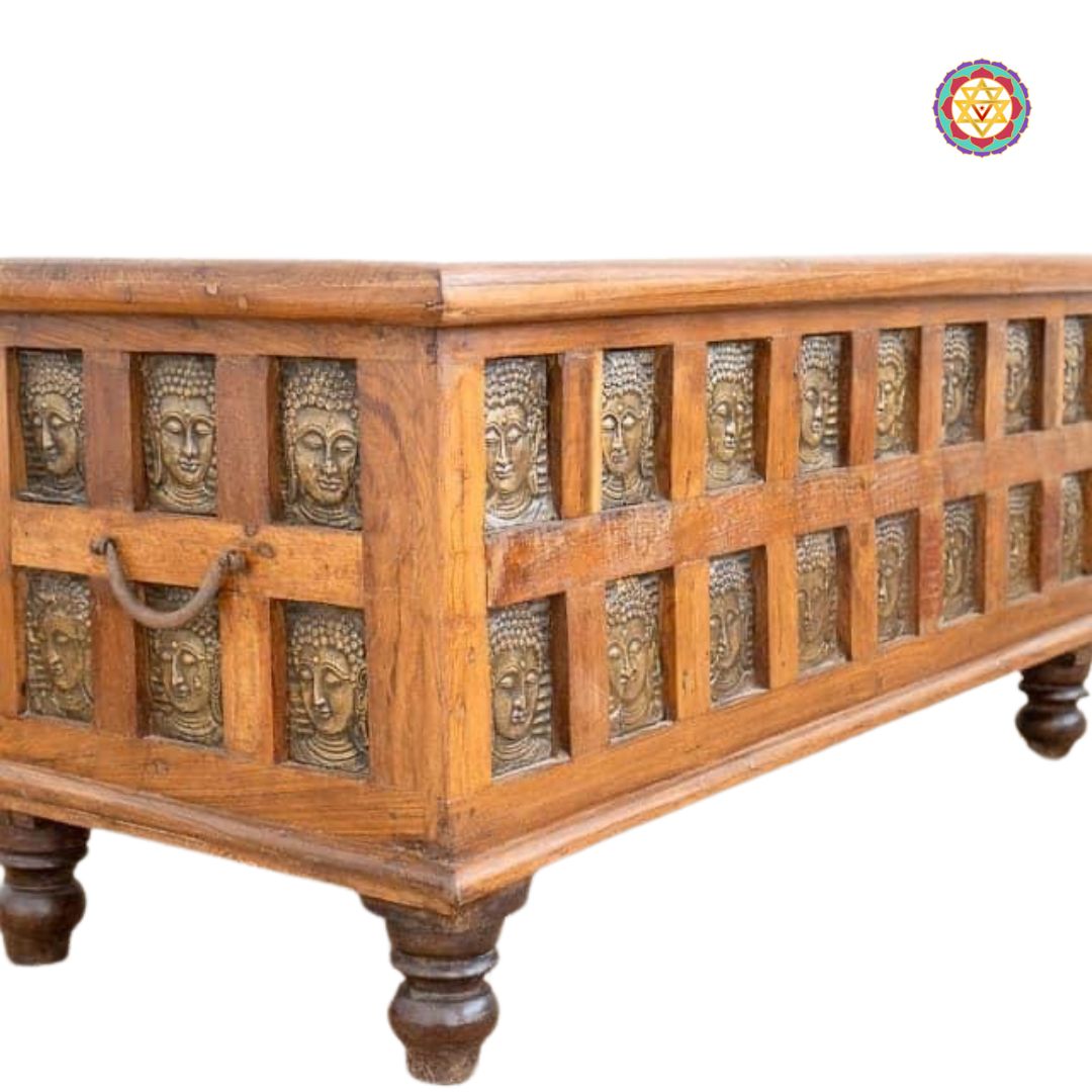 Buddha blanket box /trunk table /storage trunk / coffee table