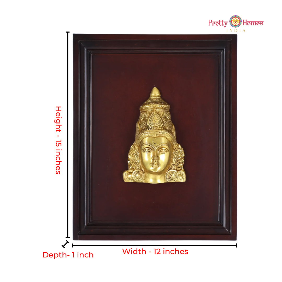 Goddess Lakshmi Brass Frame