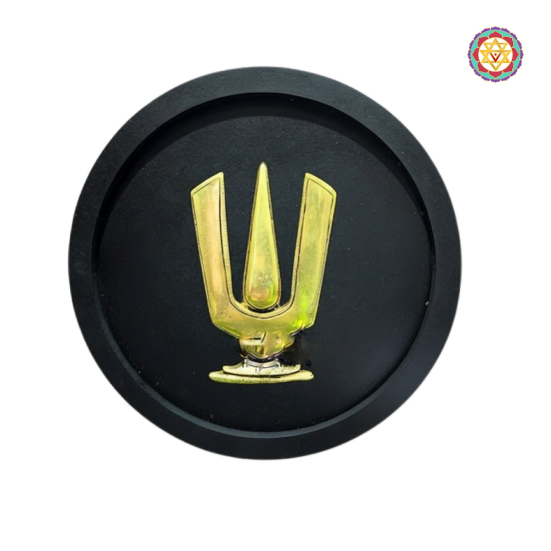 Traditional Indian brass wall mounts set