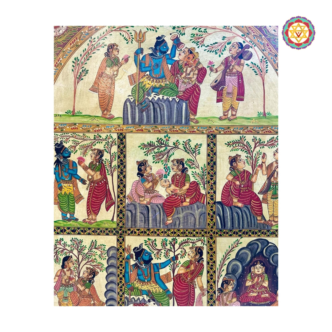 Traditional Ramayana decorative wall panel