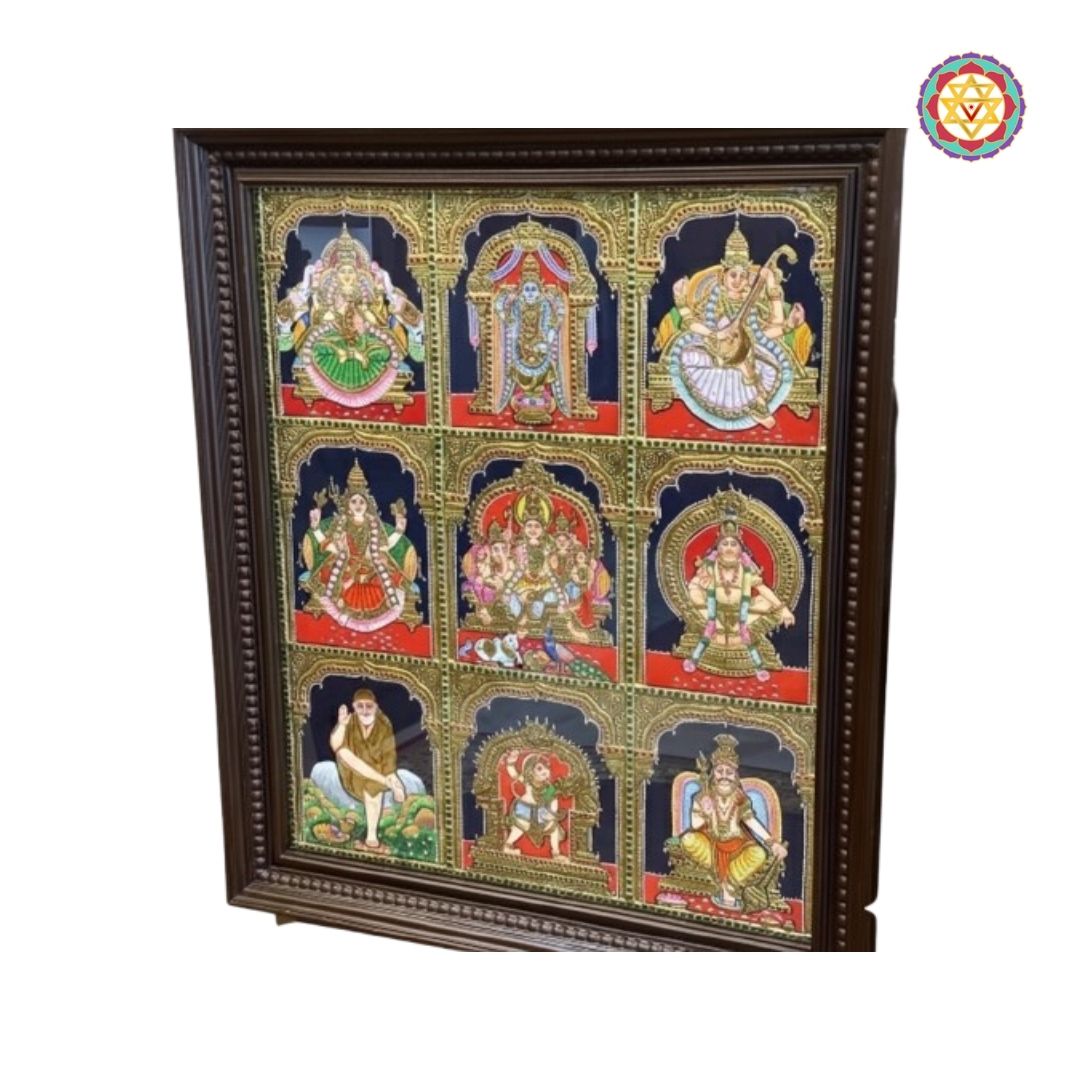 ganesh lakshmi saraswati venkateswara sai baba god murti art