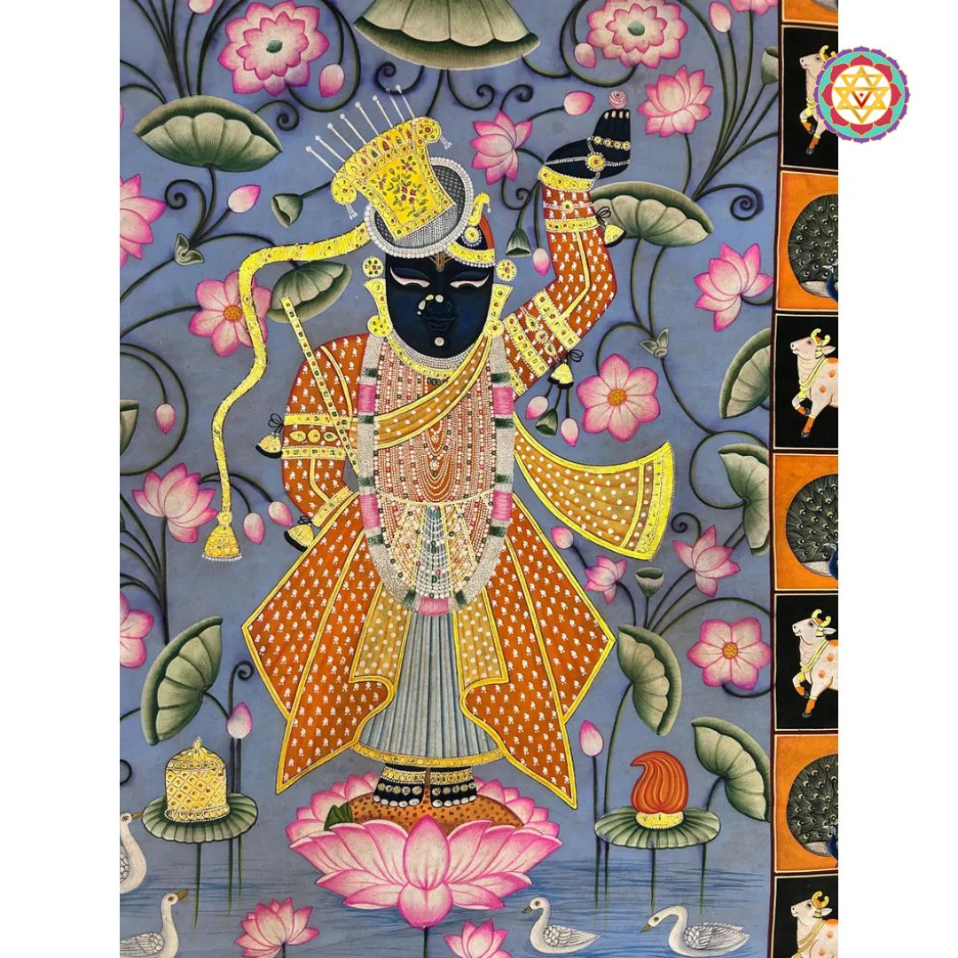 pichwai art shrinathji darshan indian home decor