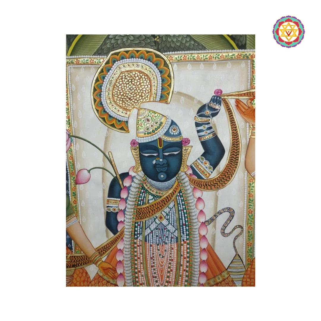 Sharad Shrinathji Darshan Pichwai art with gopis