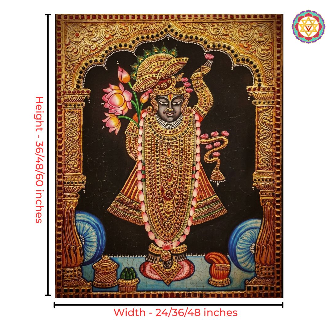 pichwai painting shrinathji traditional antique artwork