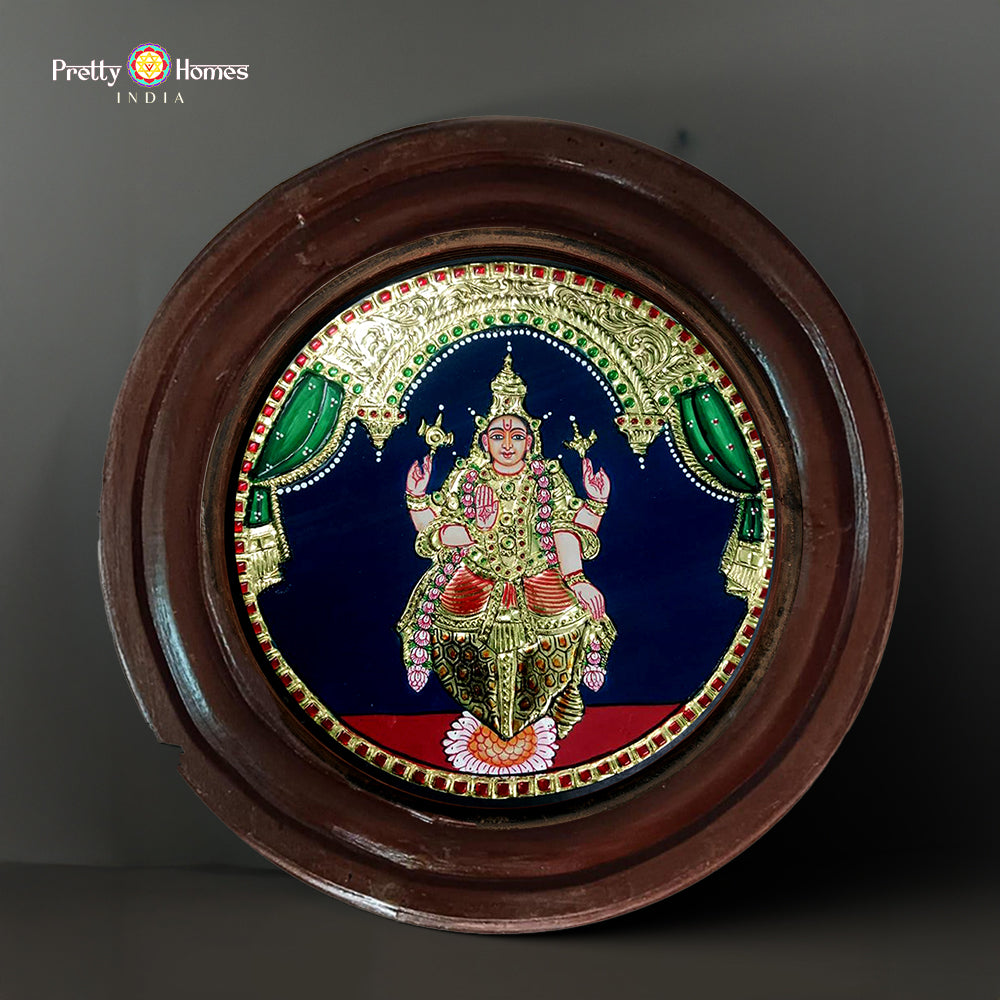 Large Set of Ten Hand-Painted Tanjore Paintings Dasavatar Lord Vishnu