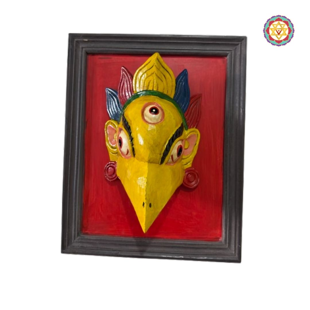 large garuda wall hanging wooden spiritual décor