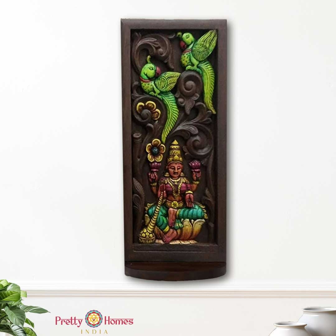 wooden decorative wall brackets with annam bird carving motifs