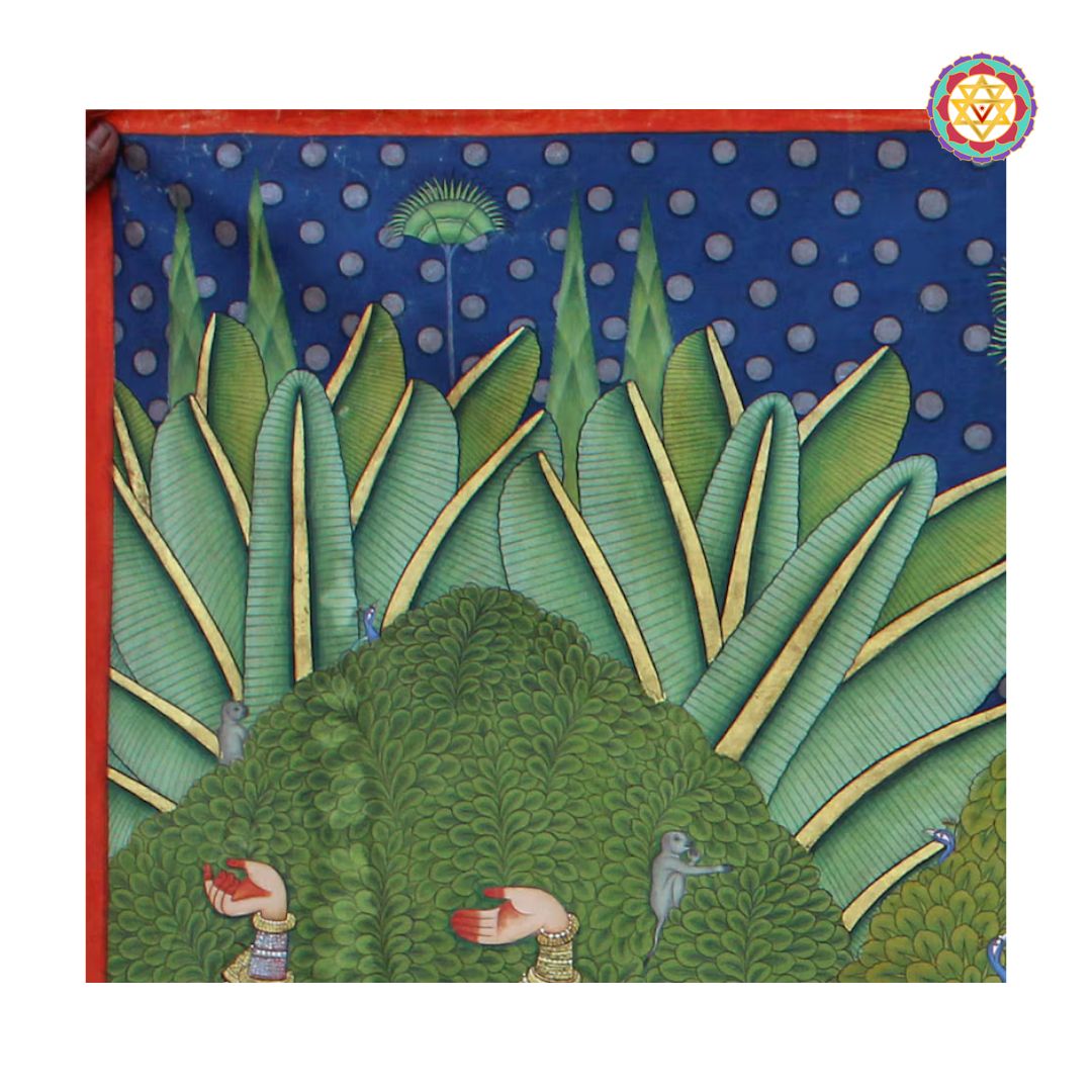 pichwai art raas krishna indian home decor