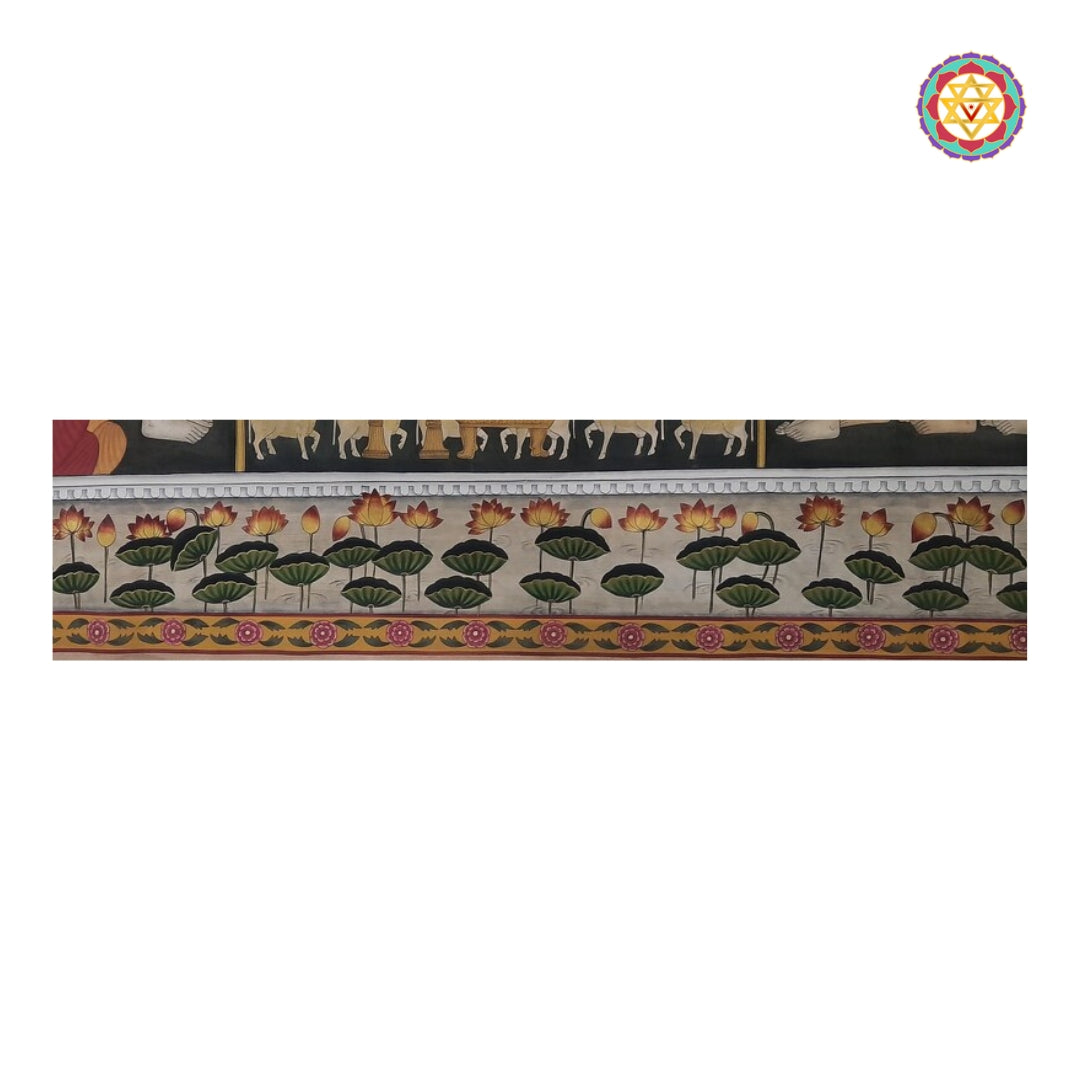 Cotton Cloth Hand-Painted Shrinathji Wall Decor
